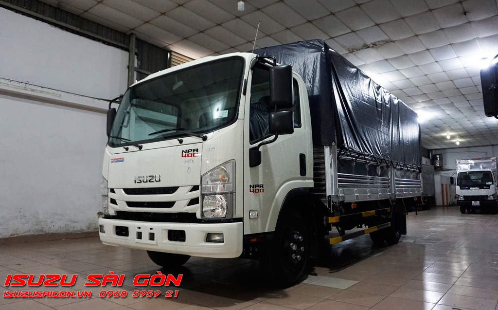 Xe Tải Isuzu 3T5 Tấn Mui Bạt NPR400 2